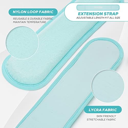 Neck Ice Pack Wrap, Reusable Cold/Hot Gel for Neck Pain, Iceblue