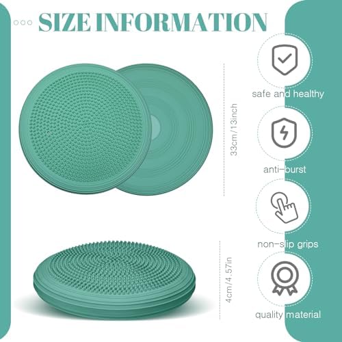 Libima 8 Pcs Wiggle Seat Inflated Wobble Cushion for Kids