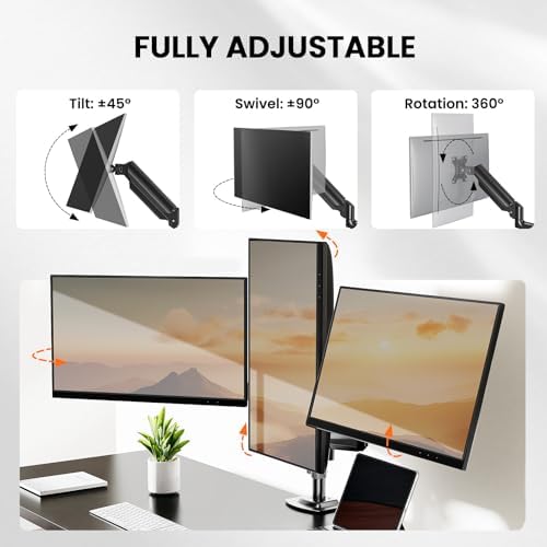 ErGear Triple Monitor Mount for 13-30 inch Screens