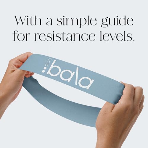 Bala Bands Resistance Bands, Elastic Booty Bands for Home Workouts, 5 Pack