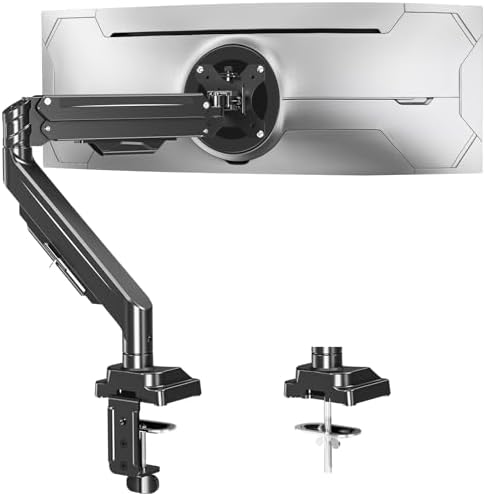 Single Monitor Mount for Max 43" Ultrawide Computer Screens