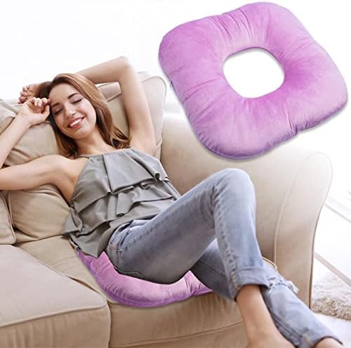 Donut Pillow for Tailbone Pain, Hemorrhoid Pillow (Fuchsia Pink)