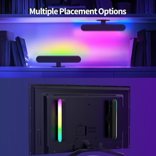 BASON LIGHTING Smart Light Bars, Music Sync Desk Lights for PC, Bluetooth