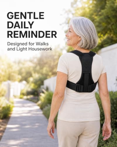 Upper Back Posture Corrector for Senior Women, Shoulder Support