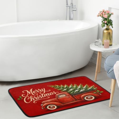 Christmas Door Mat Non-Slip Kitchen Rug Entrance Welcome Mat C-5