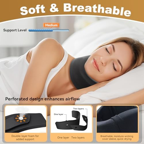Neck Brace for Sleeping,Soft Foam Cervical Collar Neck Support
