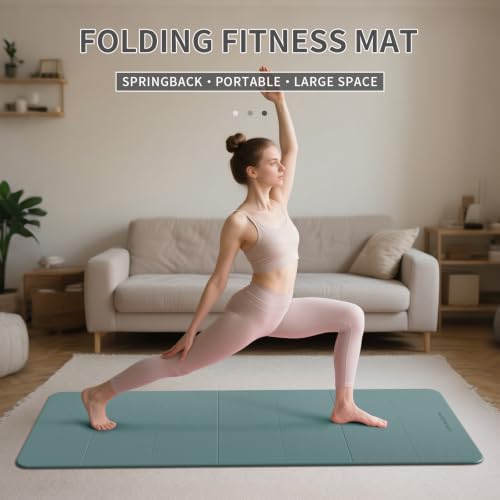 7-Fold Yoga Mat 70"x24" - 1/2 Inch Thick