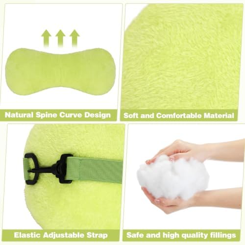 Colingmill 1 Pc Neck Pillow for Recliner Chair Headrest,Fuorescent Green