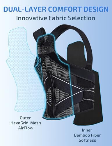 Posture Corrector, Bionic System Back Brace, Dual 3D Pads