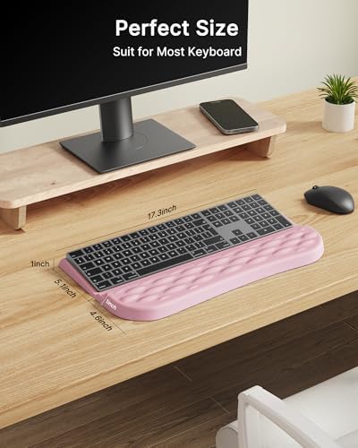 Laborio Wrist Rest with Keyboard Stand Ergonomic Computer Wrist Support Pad