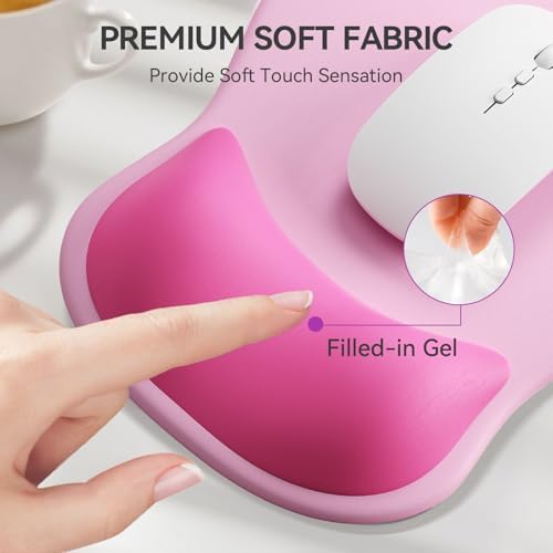 Ergonomic Mouse Pad with Wrist Rest Cute Mousepad Wrist Support