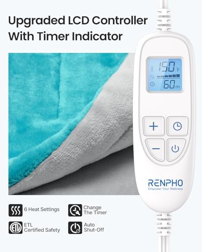 RENPHO Heating Pad for Neck and Shoulders and Back, FSA Eligible HSA