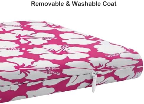 Fashion Decorative Chair Pad for Women Hibiscus Rose Red