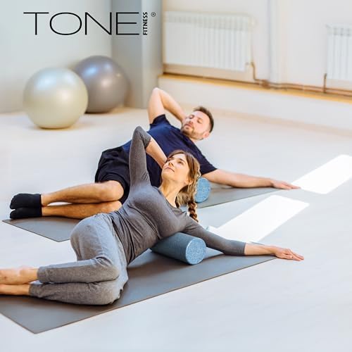TONE Fitness Firm High-Density Foam Roller for Exercise, Massage & Recovery