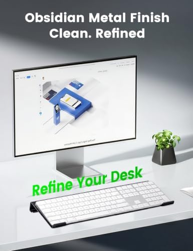 Vaydeer Metal Keyboard Stand for Desk, Ergonomic Tilted Keyboard Riser