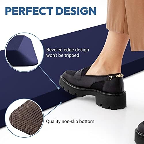 4/5 Inch Thick Kitchen Mat - Cushioned Anti Fatigue Mat for Kitchen Floor