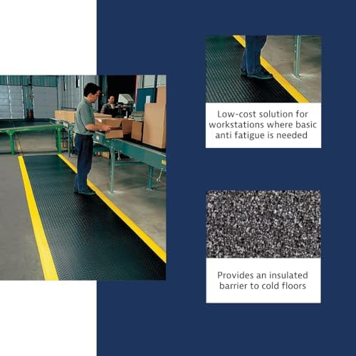 NoTrax 418 Diamond Tred™ 6' x 60' x 3/8" Anti Fatigue Mat