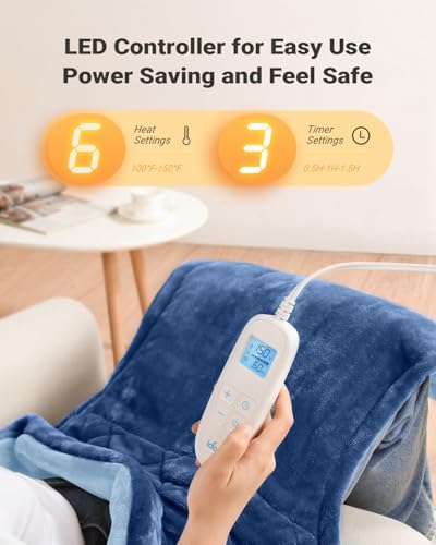 iDOO Weighted Heating Pad for Neck, Shoulders & Back
