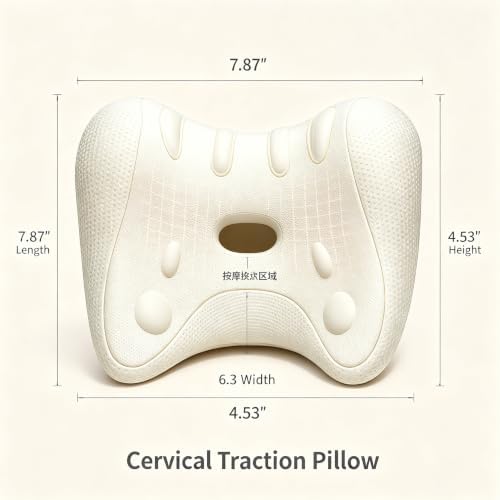 Neck and Shoulder Relaxer Neck Stretcher for Cervical Spine Alignment TMJ Nerd Neck Cervical Traction Device for Tension Headache Curvature Assist Pinched Nerve for use
