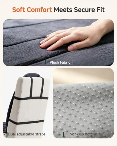 Snailax Vibration Back Massager with Heat, 2026 Upgraded Chair Massage Pad