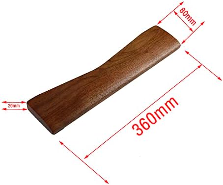 Ergonomic Wooden Wrist Rest Solid Wood Walnut for Keychron Q8