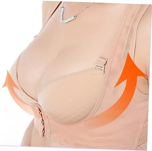 Outanaya Posture Corrector Brace for Women Hunchback Relief Back Support Vest Adjustable Chest Bra Support for Long Sitting Breathable Posture Corrector for Women Bras Size L