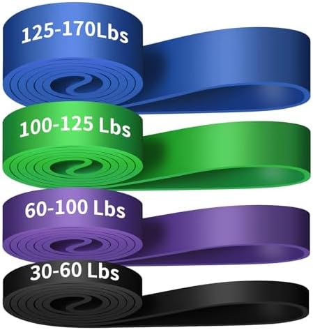 Alllvocles Resistance Band, Pull Up Bands, Pull Up Assistance Bands, Workout Bands, Exercise Bands, Resistance Bands Set for Legs, Working Out, Muscle Training, Physical Therapy, Shape Body, Men Women