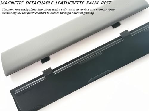 New Wrist Rest for Corsair K100 RGB Keyboard Wrist Rest Pad Support Palm Protection (Not Include Keyboard) (K100 RGB) (Gray)