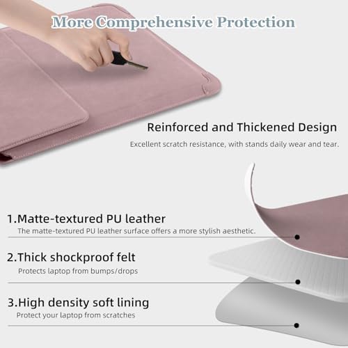 13-14 Inch Protective Laptop Sleeve with Stand, for MacBook Pro/MacBook Air