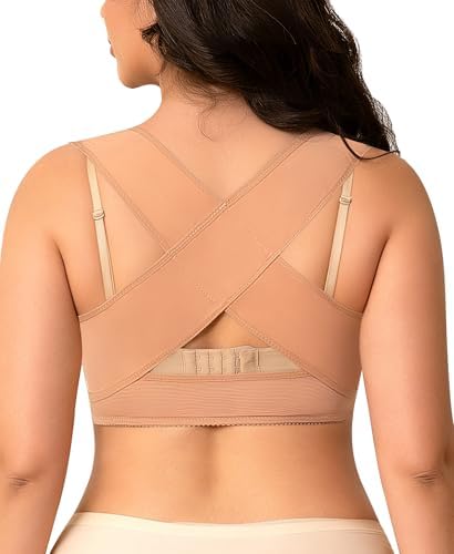 DERCA Posture Corrector for Women Chest Brace Push Up Back Support Bra