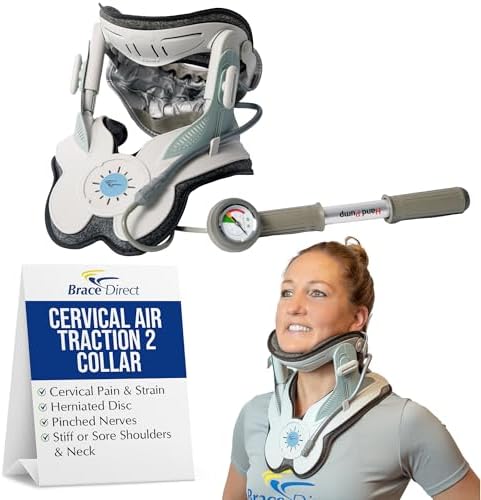 Brace Direct Neck Traction Device - Cervical Air Collar 2 with Pump