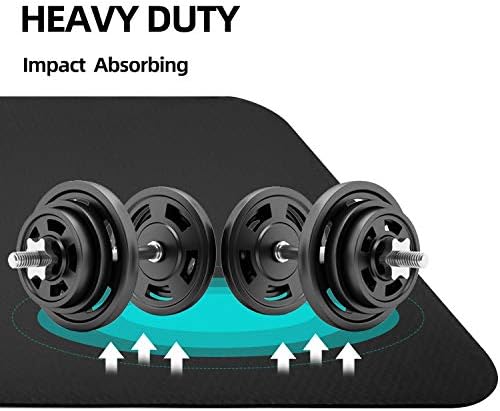 Protective Treadmill & Stationary Bike Mat - Waterproof, Suitable for Hardwood & Carpet, Ideal for Exercise & Jump Rope Use