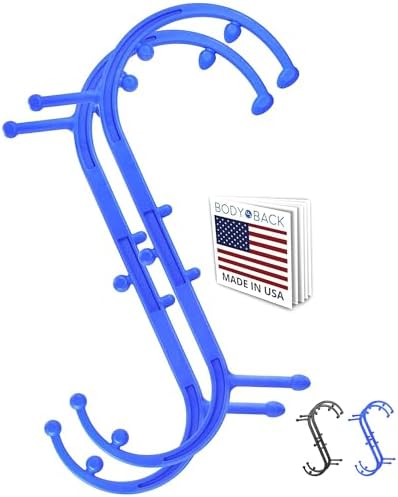 Body Back Buddy Classic Back Massager & Neck Massager for Pain Relief, Blue