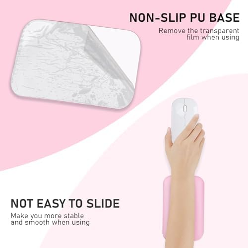 Leolee Elbow Rest Pads for Desk, Gel Ergonomic Wrist Rest Arm Rest Pads