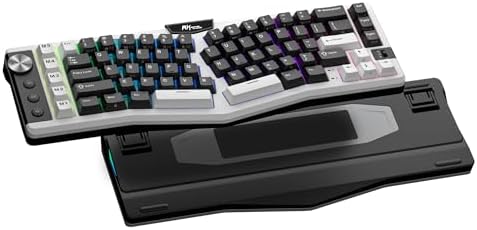 RK ROYAL KLUDGE A72 Alice Ergonomic Wireless Mechanical Keyboard,Split Ergo