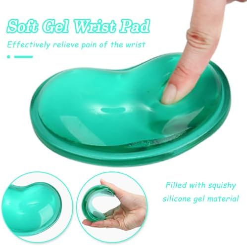 Gel Keyboard & Mouse Wrist Rest Set - Keyboard Wrist Rest Pad & Mouse Support for Office Gaming Pad Computer Laptop Ergonomic Comfortable Pain Relief- Pad Set (Mouse Support Only)