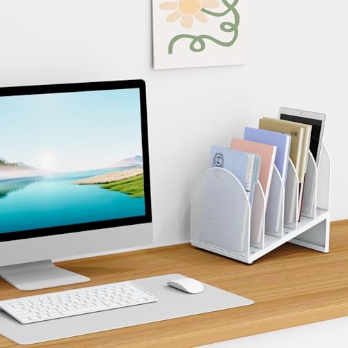 5-Section Desk File Organizer