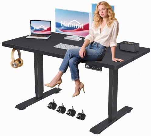 Hmimi 55'' ×24'' Height Adjustable Electric Standing Desk