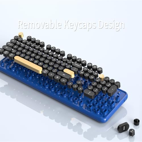 Wireless Computer Keyboard and Mouse Combos, Jewel Blue-Black