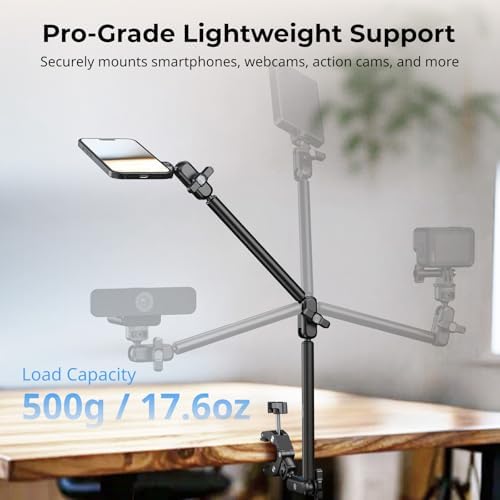 SMALLRIG Desktop Clamp Magic Arm Kit for MagSafe for iPhone, 55cm / 21.6"