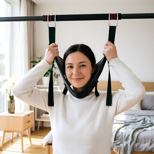 Neck Stretcher Gentle Portable Adjustable Workout Device Chin Rest