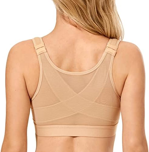 DELIMIRA Women's Front Closure Posture Support Bras