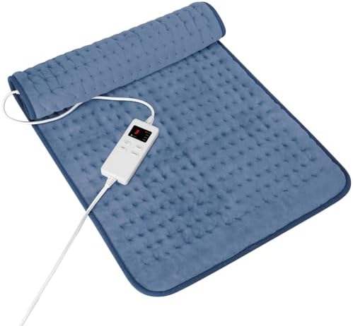 Heating Pad for Gifts Soothing Heat Therapy for Women & Men, Perfect Christmas, Mothers Day, Birthday Gifts f or Her, Dad Gifts & White Elephant Gift, Cozy Stocking Stuffer for Women/Mom