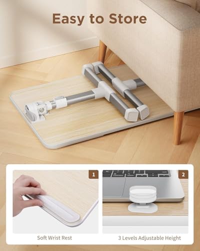 Laptop Desk Table, SAIJI Laptop Stand, Portable Lap Desks