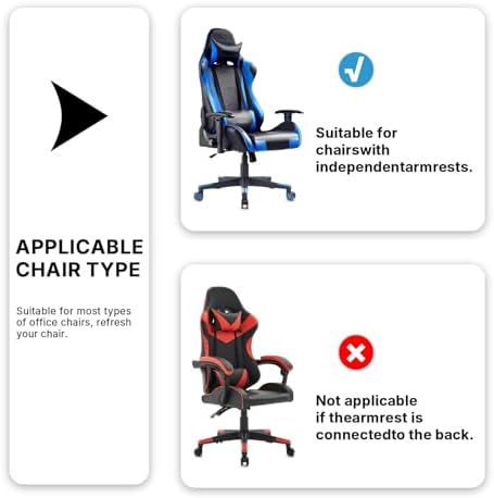 PEKJI Gaming Chair Covers Only, Stretchable Thick Breathable Wear Resistant