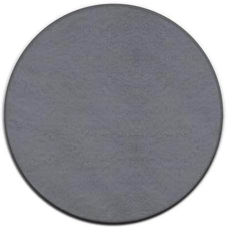Large Round Area Rug Home Decor Modern Bathroom Rug Kitchen Office Circle Rug for Living Room Sofa Circle Cute Mat Gery, 60inch