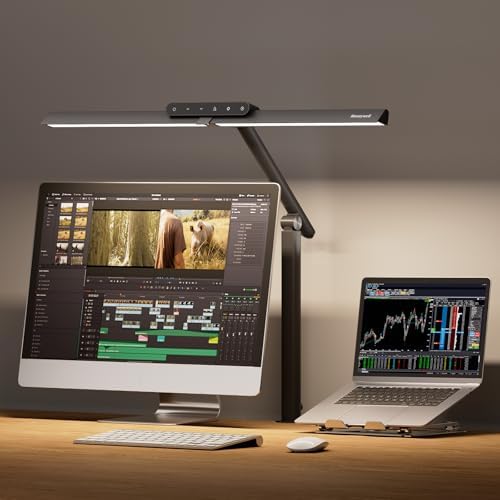 Honeywell HJ1 Sunturalux LED Clamp Desk Lamp 1200LM for Home Office