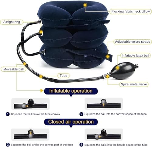 CRABCLAW Cervical Neck Traction Device for Effective Neck Pain Relief