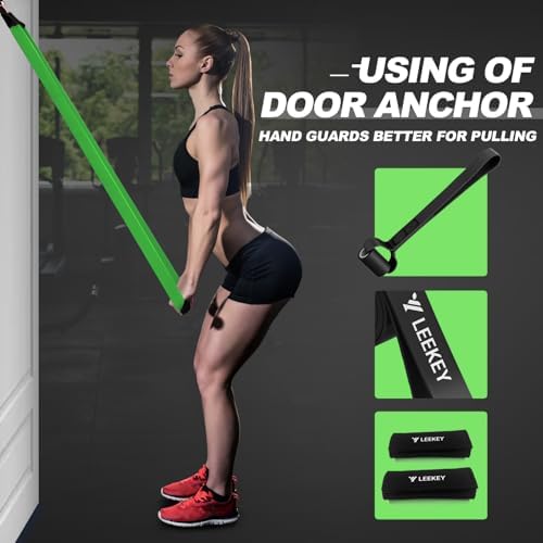 LEEKEY Resistance Bands Set for Pull Up Assistance & Exercise