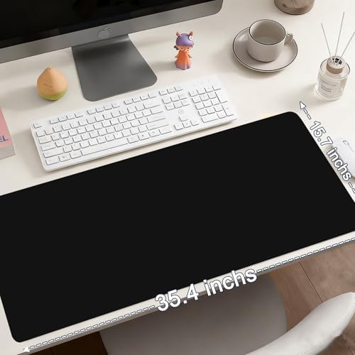 Mouse Pad Gaming - Desk Mat for Keyboard and Mouse - Large Mouse Pad for Desk, Mousepad (35.4" X 15.7") with Non-Slip Base, Desks Pad Mat Office and Home